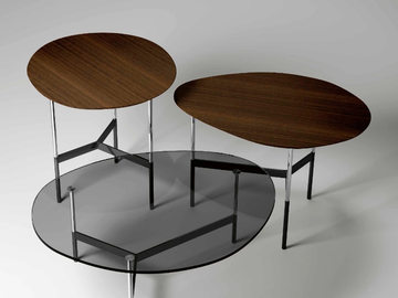 AFTER9 - Coffee table with wooden top by Tonelli Design - view 2